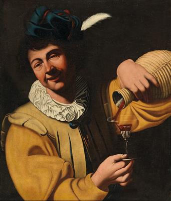 Follower of Caravaggio, 17th Century - Dipinti antichi