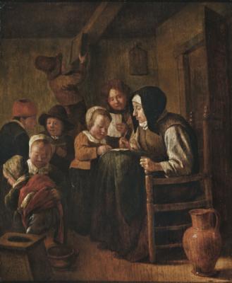 Attributed to Jan Havicksz. Steen - Old Master Paintings