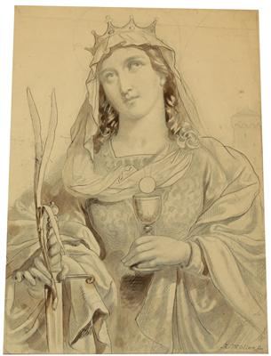 Konvolut Zeichnungen, 19. Jahrhundert - Bilder Varia
