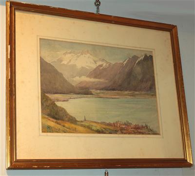 Aquarellist, um 1930 - Bilder Varia