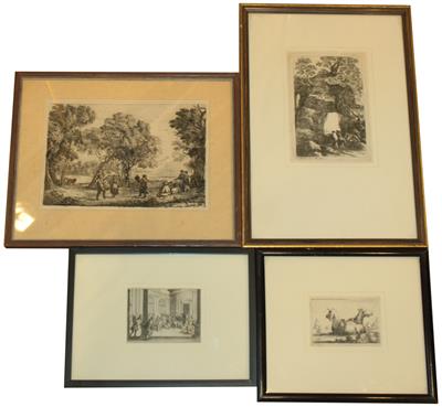 Konvolut Druckgraphik, 17. und 18. Jahrhundert - Obrazy
