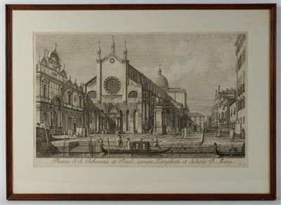 Antonio Visentini - Disegni e stampe fino al 1900, acquarelli e miniature