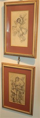 Daniel Hock - Master Drawings, Prints before 1900, Watercolours, Miniatures