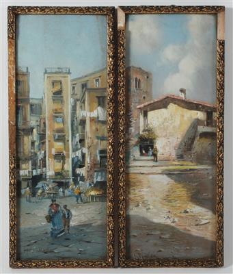 Italien, um 1900 - Meisterzeichnungen, Druckgraphik bis 1900, Aquarelle und Miniaturen