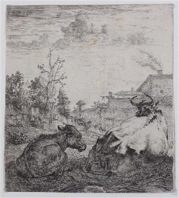 Karel Dujardin - Disegni e stampe fino al 1900, acquarelli e miniature
