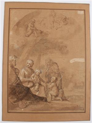 Künstler, 18. Jahrhundert - Disegni e stampe fino al 1900, acquarelli e miniature