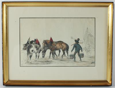 Österreich, um 1850 - Master Drawings, Prints before 1900, Watercolours, Miniatures