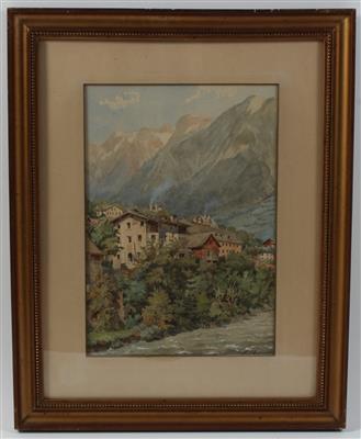 W. Schulmeister, um 1920 - Mistrovské kresby, Tisky do roku 1900, Akvarely a miniatury