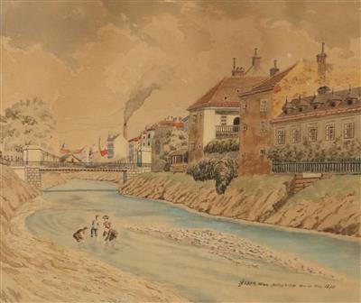 J. Huber, um 1875 - Aquarelle und Miniaturen