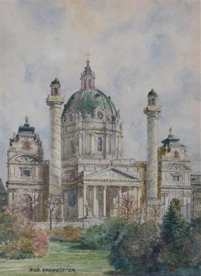 Rudolf Reinhold Sagmeister * - Watercolours and miniatures