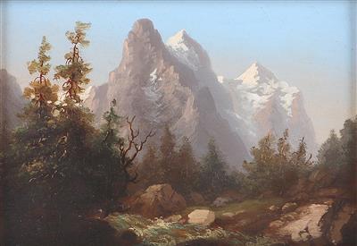 Hubert Sattler zugeschrieben/attributed (1817-1904) Im Hochgebirge, - Bilder