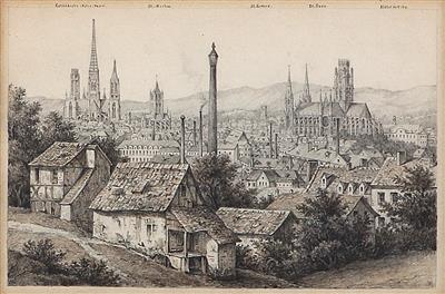 Hubert Sattler - Mistrovské kresby, Tisky do roku 1900, Akvarely a miniatury