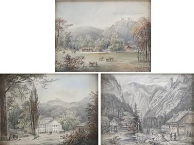 Künstler, Mitte des 19. Jahrhunderts - Disegni e stampe fino al 1900, acquarelli e miniature