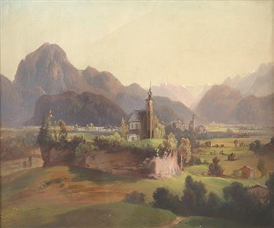 Anton Hansch zugeschrieben/attributed (1813-1876) Blick auf Golling, - Bilder