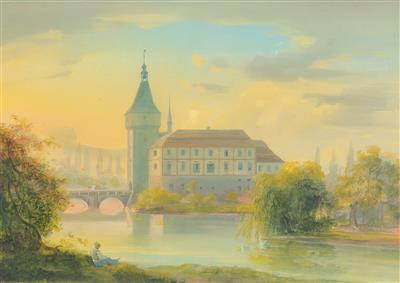 Österreichischer Vedutenmaler, Mitte 19. Jahrhundert - Dipinti