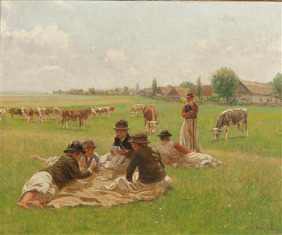 Hermann Reisz - Summer auction Paintings