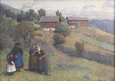 Gustav Jahn - Paintings and Graphic prints