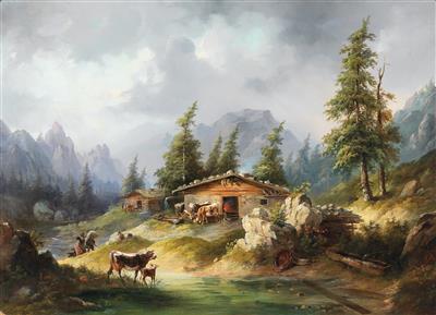 Friedrich Gauermann Umkreis/circle - Summer auction Paintings