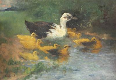 Ungarischer Künstler, Kardos R, um 1900 - Obrazy