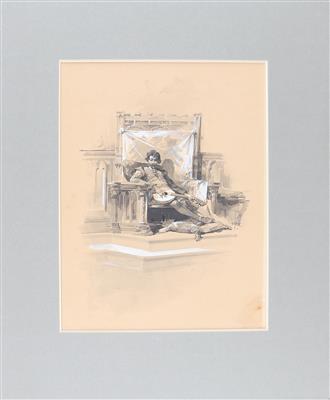Viktor Oliva - Meisterzeichnungen, Druckgraphik bis 1900, Aquarelle und Miniaturen