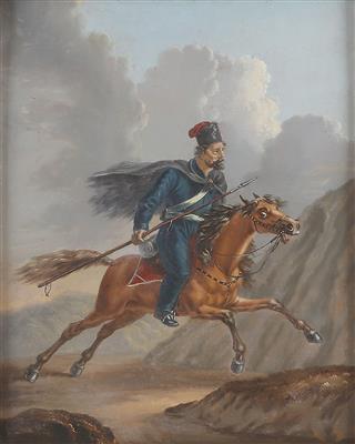 Alexander Ossipowitsch Orlowski Umkreis/Circle (1744-1832) Kossake zu Pferd, - Dipinti