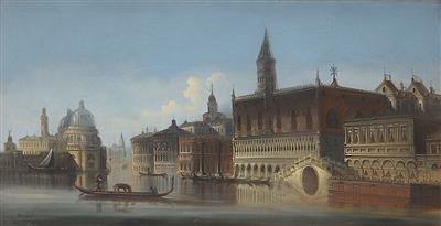 Johann Wilhelm Jankowsky zugeschrieben/attributed (1825-1870) Venedig, - Obrazy