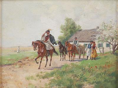 Mezey, um 1900 - Paintings