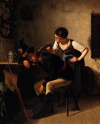 E. Maier um 1880 - Paintings