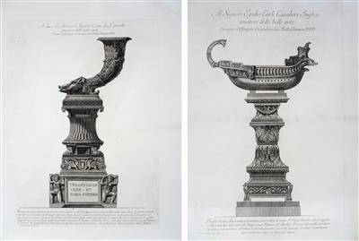 Giovanni Battista Piranesi - Disegni e stampe fino al 1900, acquarelli e miniature
