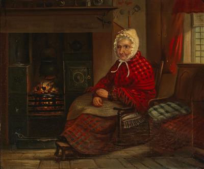 Englischer Künstler um 1855 - Christmas auction
