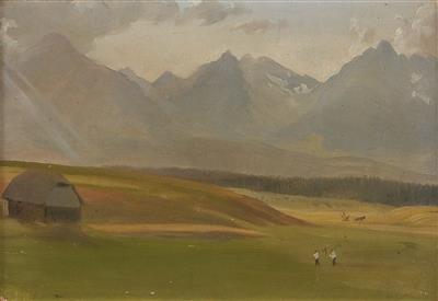 Nandor Katona zugeschrieben/ attributed (Szepes-Ofalu 1864-1932 Buda- pest) Tatralandschaft, - Paintings