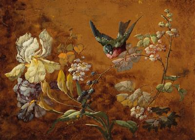 Rudolf Ribarz zugeschrieben/attributed (1848-1904) "Der Blumenbote", - Dipinti