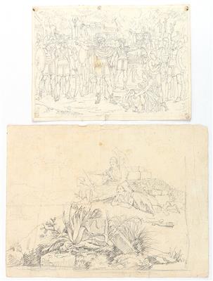 Carl von Blaas - Mistrovské kresby, Tisky do roku 1900, Akvarely a miniatury