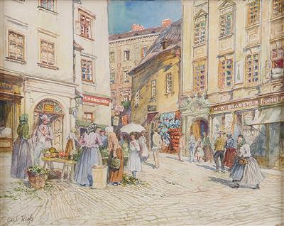 Carl Weiss (Weihs) - Meisterzeichnungen und Druckgraphik bis 1900, Aquarelle, Miniaturen