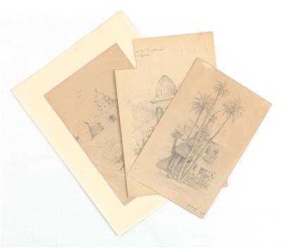 E. Fridrich, Anfang des 20. Jahrhunderts - Meisterzeichnungen und Druckgraphik bis 1900, Aquarelle, Miniaturen