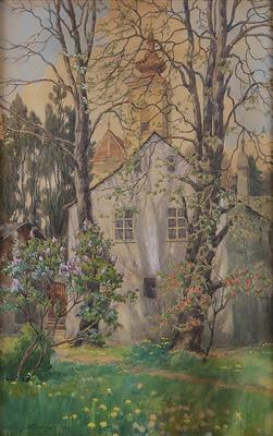 Hans Götzinger - Disegni e stampe fino al 1900, acquarelli e miniature