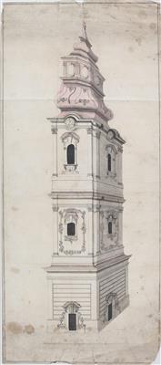 Konvolut Architekturentwürfe,Österreich 18. Jahrhundert - Disegni e stampe fino al 1900, acquarelli e miniature