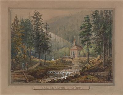 Österreich, Mitte 19. Jahrhundert - Meisterzeichnungen und Druckgraphik bis 1900, Aquarelle, Miniaturen