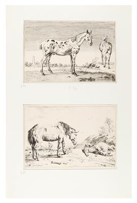 Paulus Potter - Disegni e stampe fino al 1900, acquarelli e miniature
