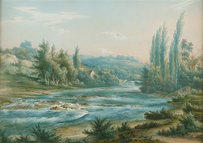 Schweizer Aquarellist, Mitte 19. Jahrhundert - Paintings