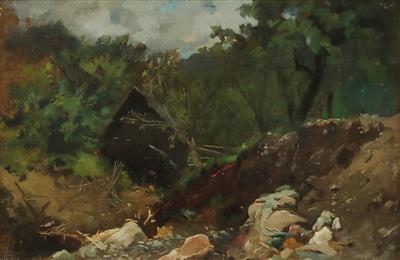 Anton Hansch zugeschrieben/attributed (1813-1876) Landschaftsstudie, - Paintings
