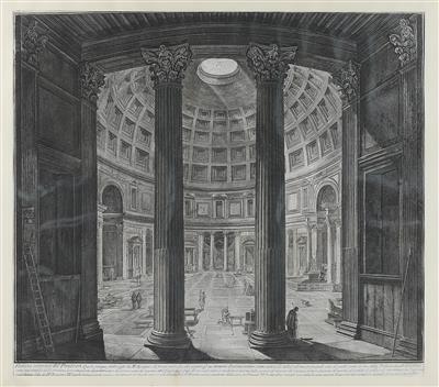 Giovanni Battista Piranesi - Meisterzeichnungen, Druckgraphik bis 1900, Aquarelle und Miniaturen