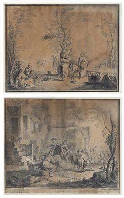 Künstler, 18. Jahrhundert - Disegni e stampe fino