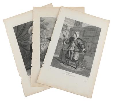 Nach Jean-Baptiste Vanmour - Meisterzeichnungen, Druckgraphik bis 1900, Aquarelle und Miniaturen