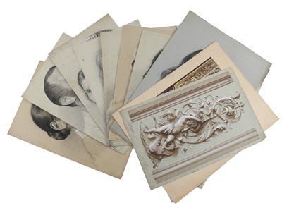 Rudolf Hoch, um 1880 - Meisterzeichnungen, Druckgraphik bis 1900, Aquarelle und Miniaturen