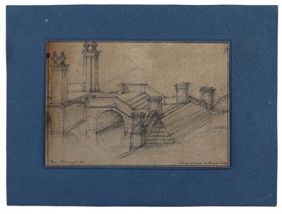 Vincenzo Scamozzi zugeschrieben/attributed - Meisterzeichnungen, Druckgraphik bis 1900, Aquarelle und Miniaturen
