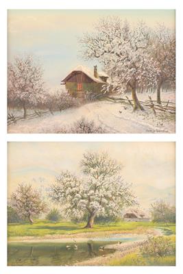 Alois Tott - Mistrovské kresby a grafiky do roku 1900, akvarely, miniatury