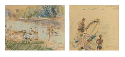 August Rieger - Disegni e stampe di maestri fino al 1900, acquerelli, miniature
