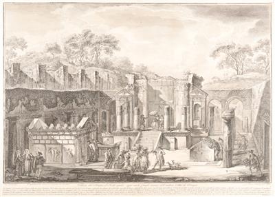 Francesco Piranesi - Master drawings and prints up to 1900, watercolours, miniatures