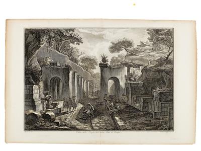 Francesco Piranesi - Master drawings and prints up to 1900, watercolours, miniatures